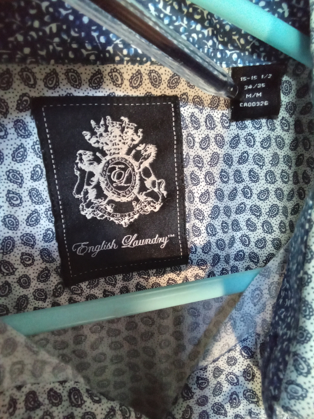 English Laundry Mens Shirt Bundle(2) Blue And White. 15/15.5 - Picture 6 of 7